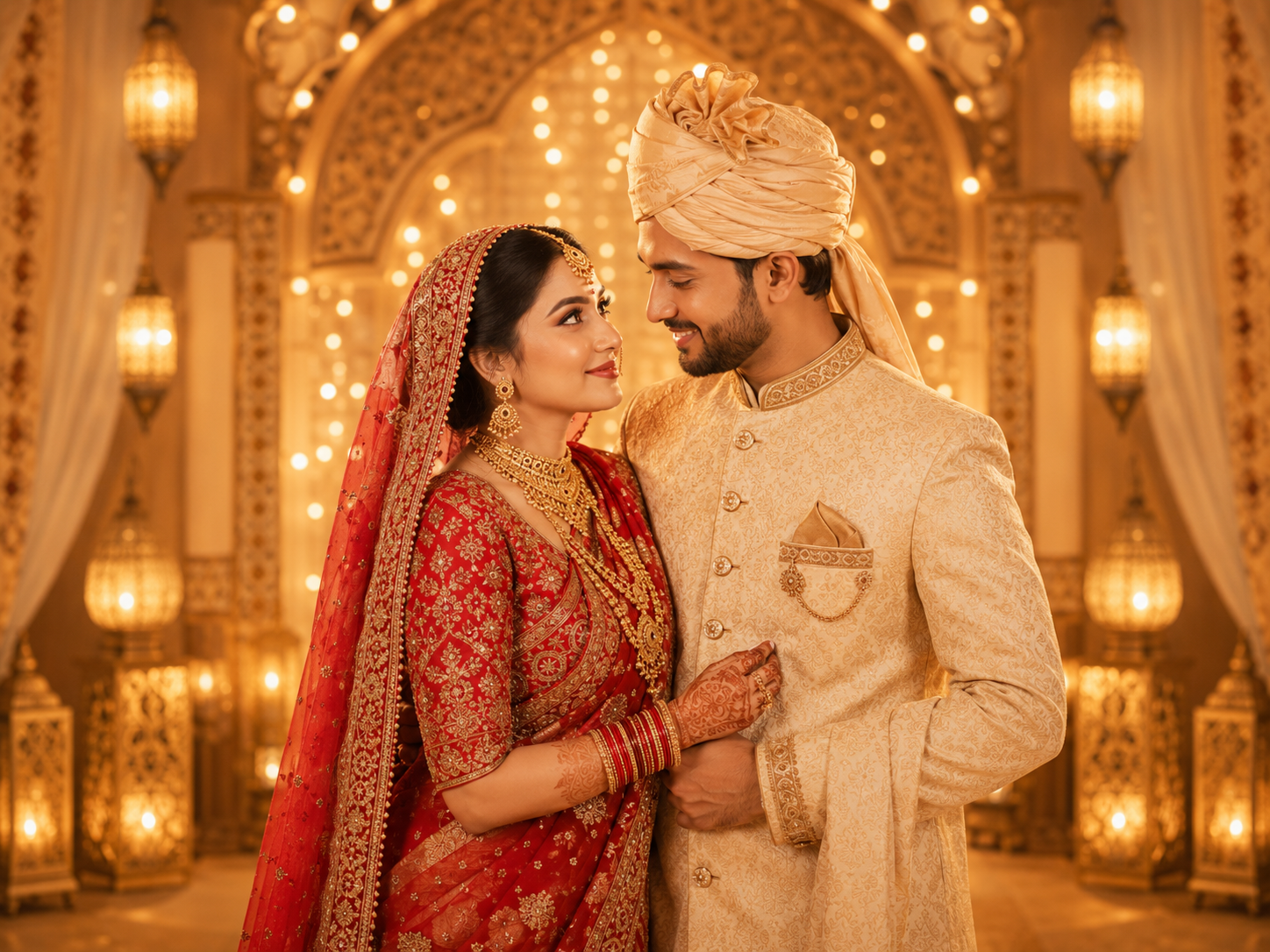 EasymatchBD wedding couple in traditional attire